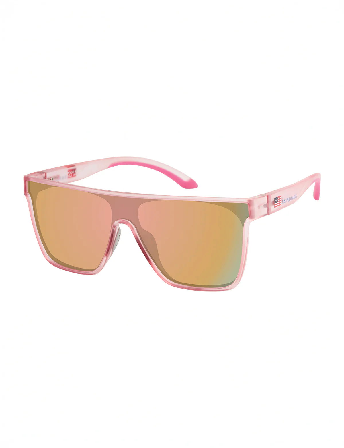 LADIES OVERSIZE SIELD MIRROR SUNGLASSES - Image 5