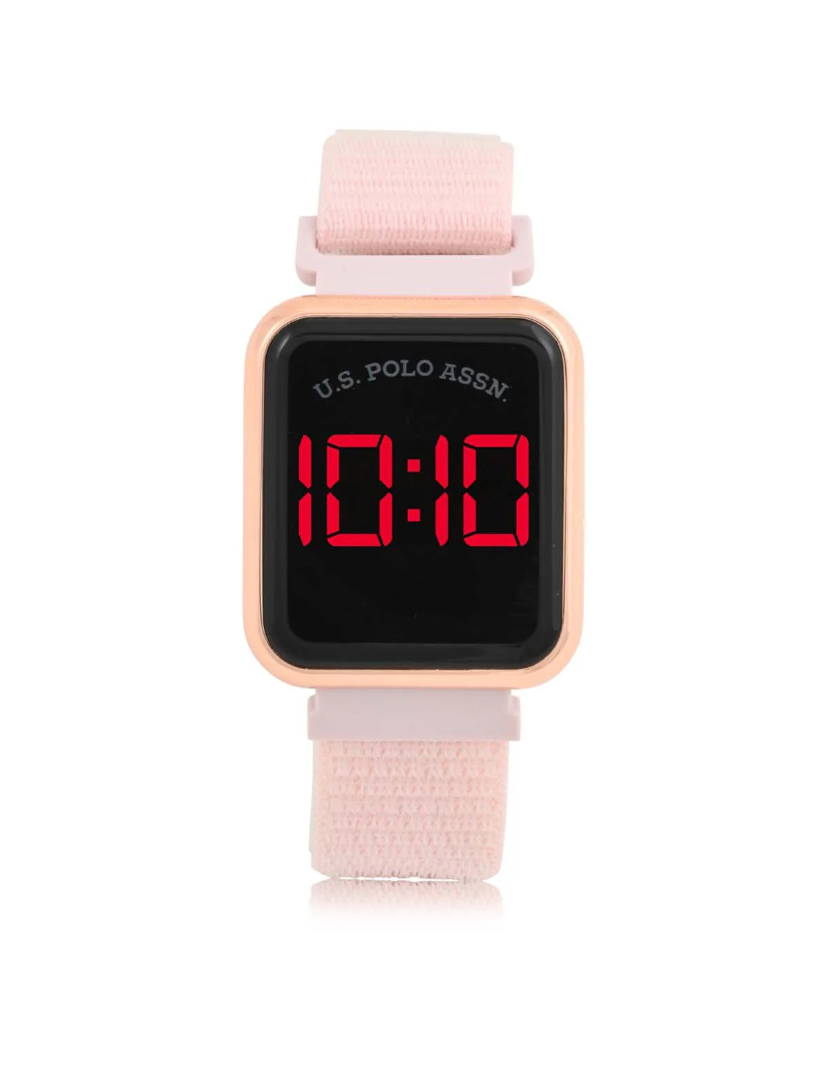 LADIES LED SQUARE FACE WATCH & STACKABLE BRACELETS SET - Image 6