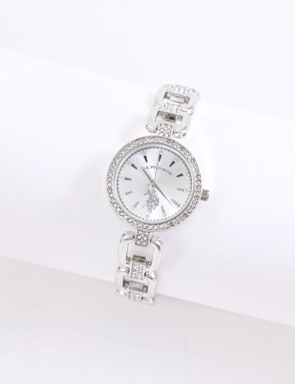 LADIES SILVER LINK WATCH