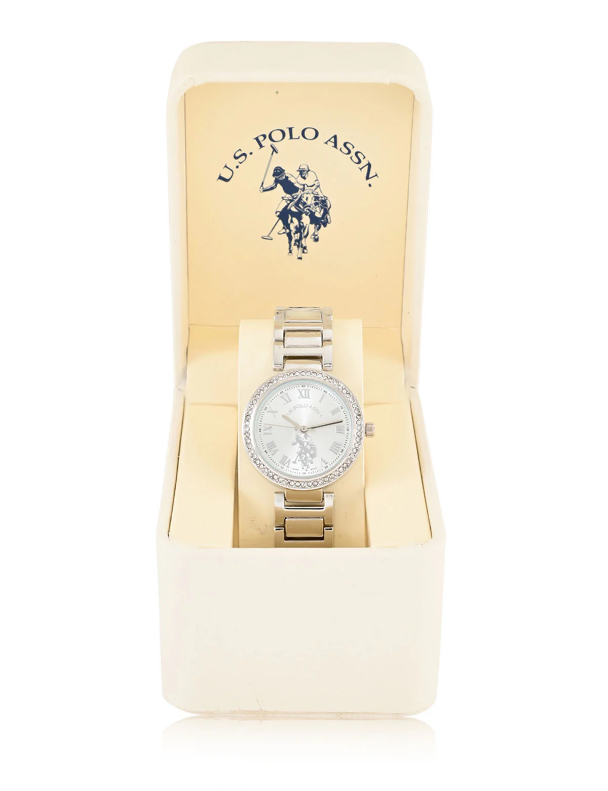 LADIES SILVERTONE BRACELET WATCH - Image 3