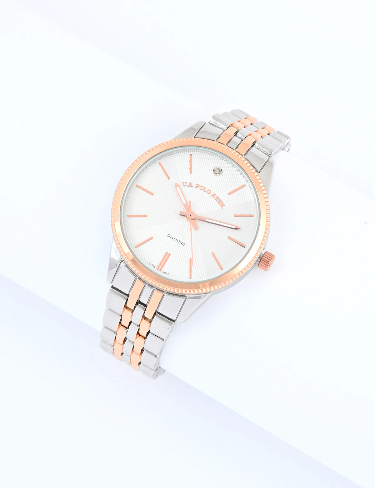 LADIES TWO TONE WATCH AND BRACELETS SET - Image 4