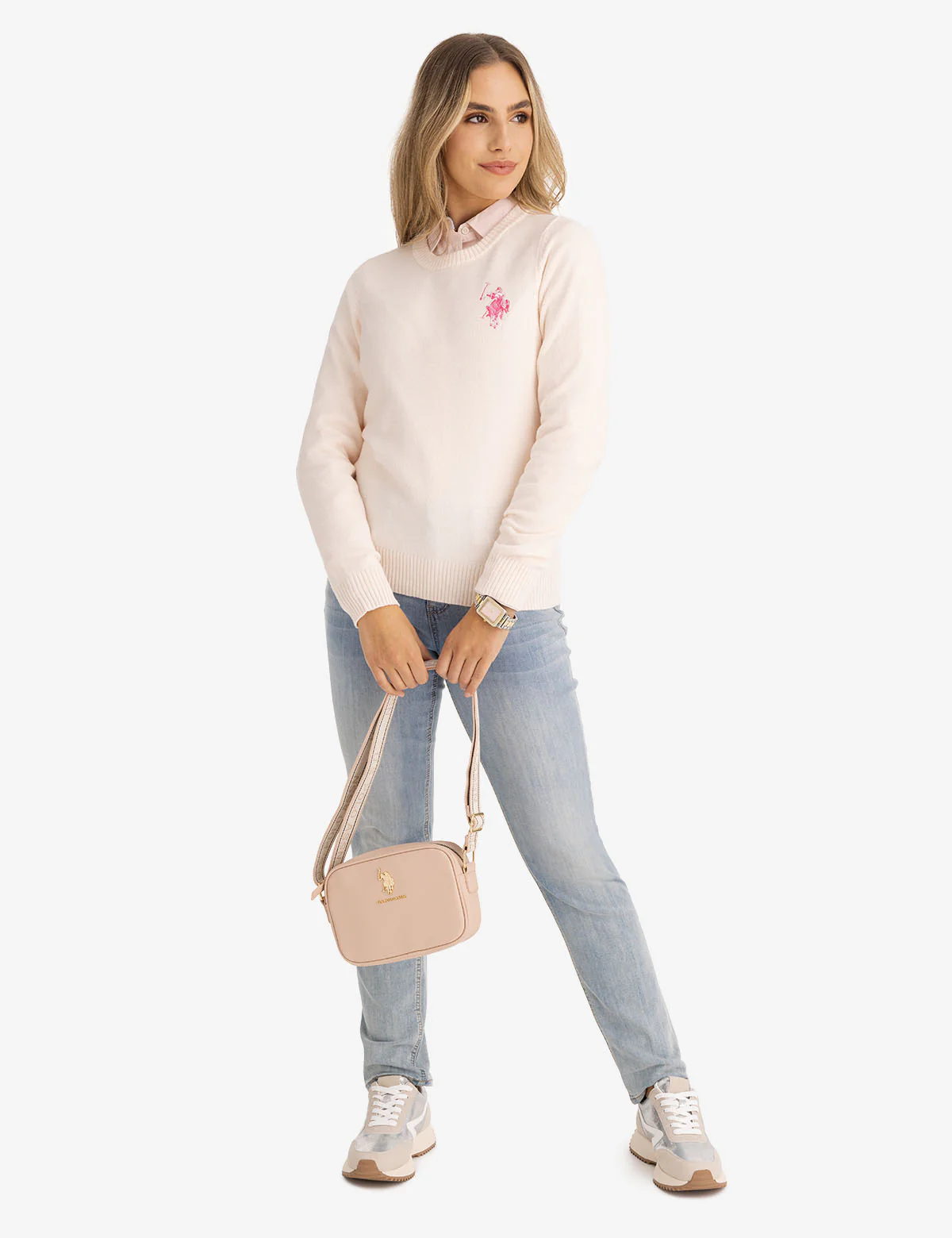LARGE LOGO CREW NECK SWEATER - Image 2