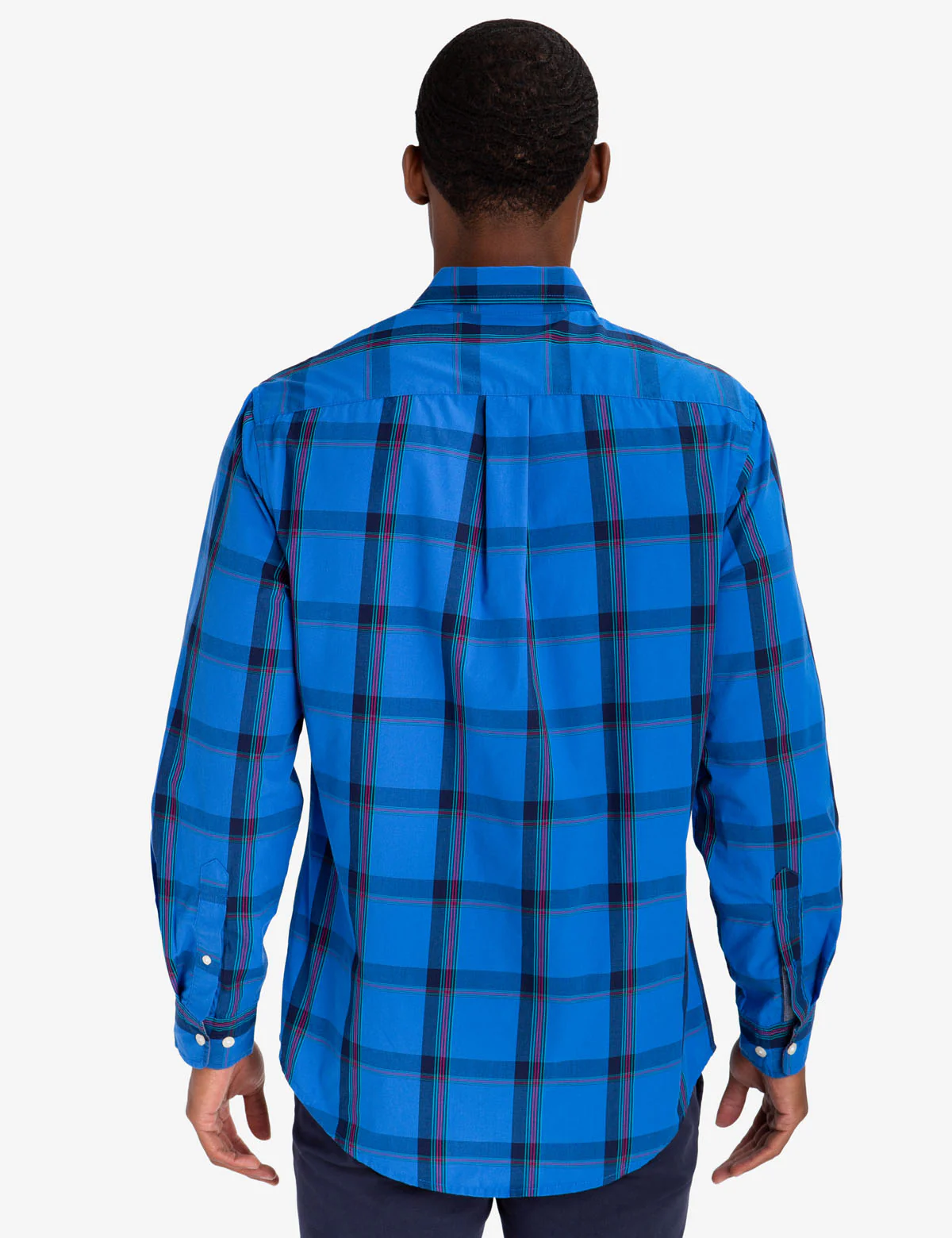 MULTI COLOR PLAID POPLIN SHIRT - Image 4