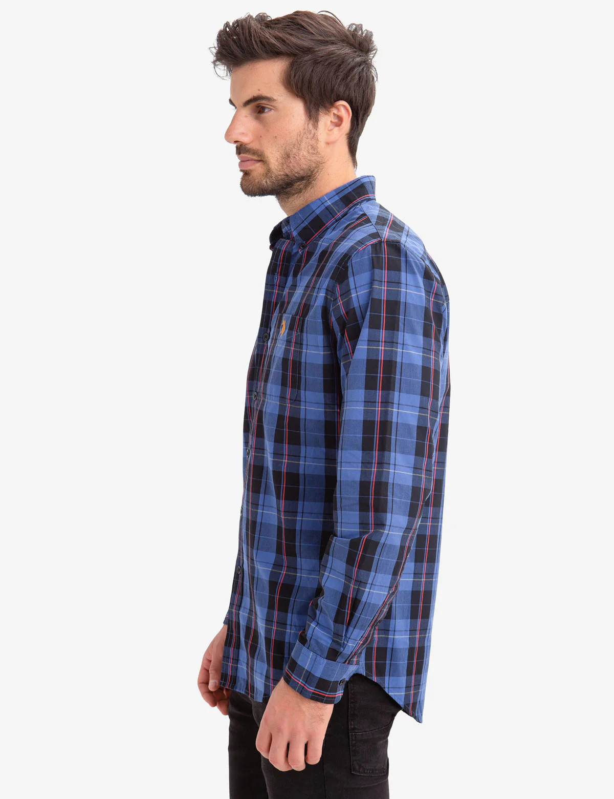 LARGE PLAID POPLIN SHIRT - Image 3