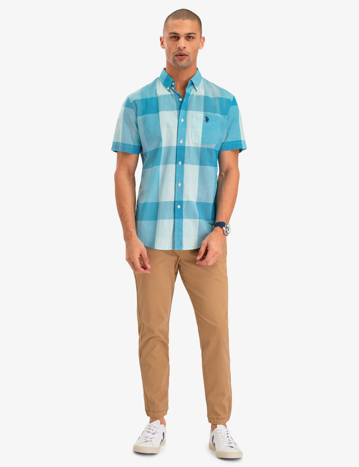 LARGE PLAID SHORT SLEEVE SHIRT - Image 2
