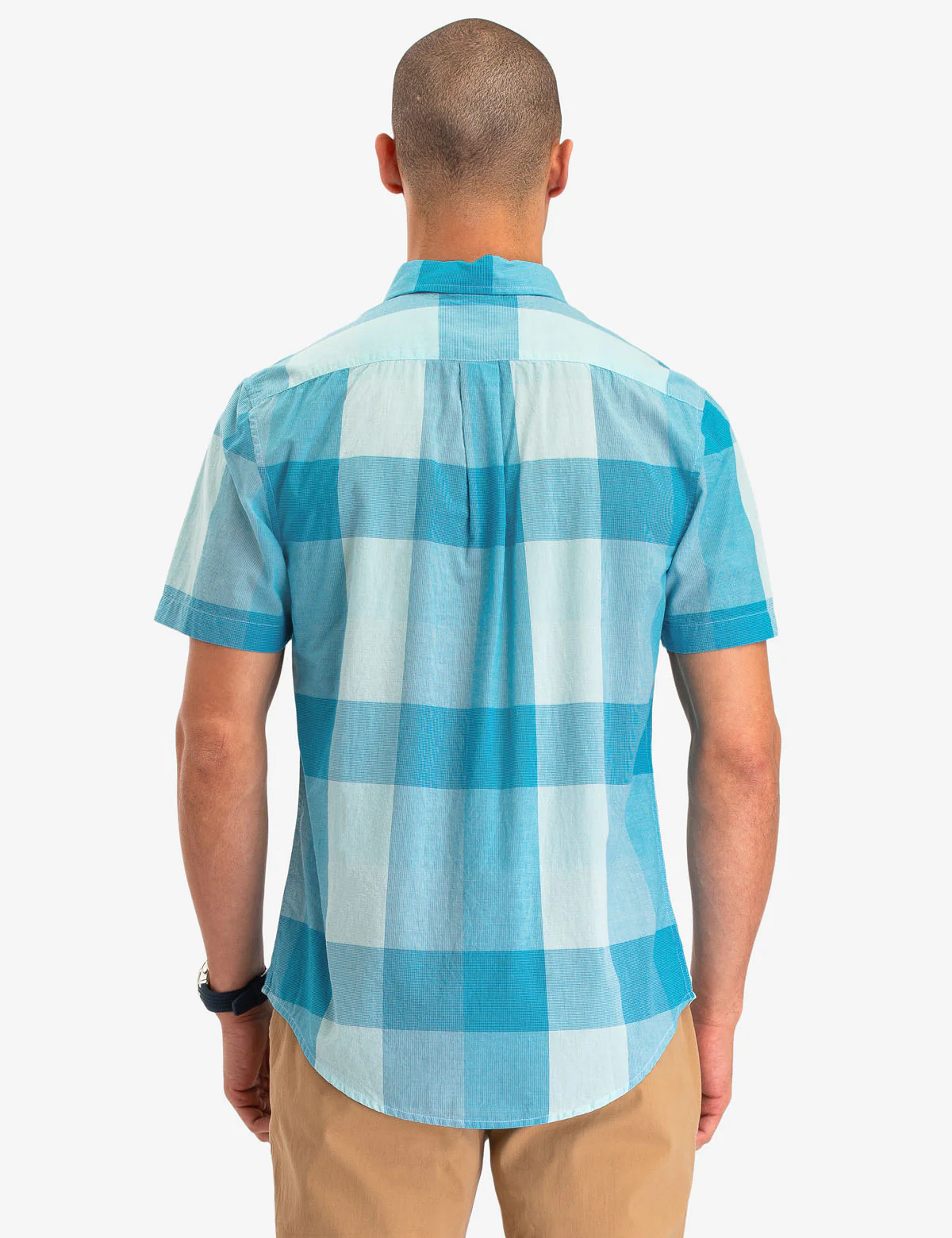 LARGE PLAID SHORT SLEEVE SHIRT - Image 4