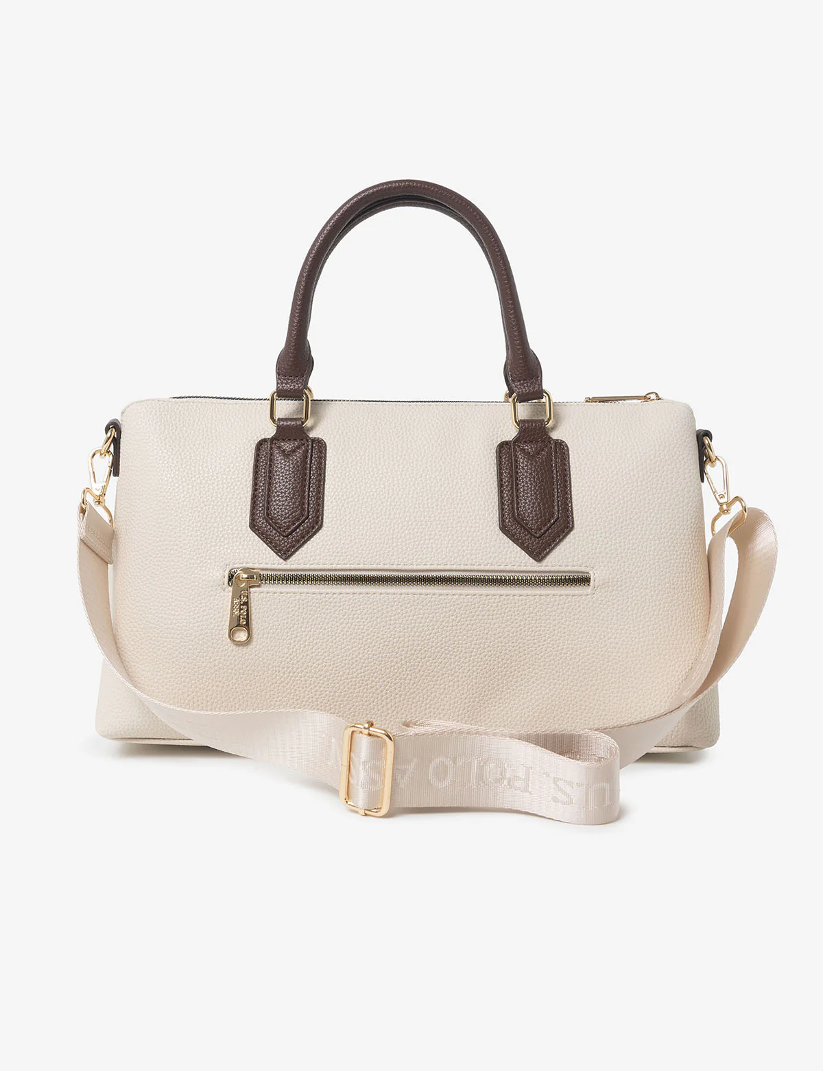 LOCK CHAIN SATCHEL BAG WITH CROSSBODY STRAP - Image 12