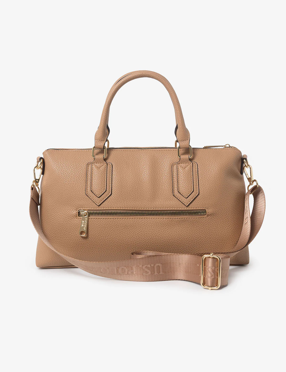LOCK CHAIN SATCHEL BAG WITH CROSSBODY STRAP - Image 4