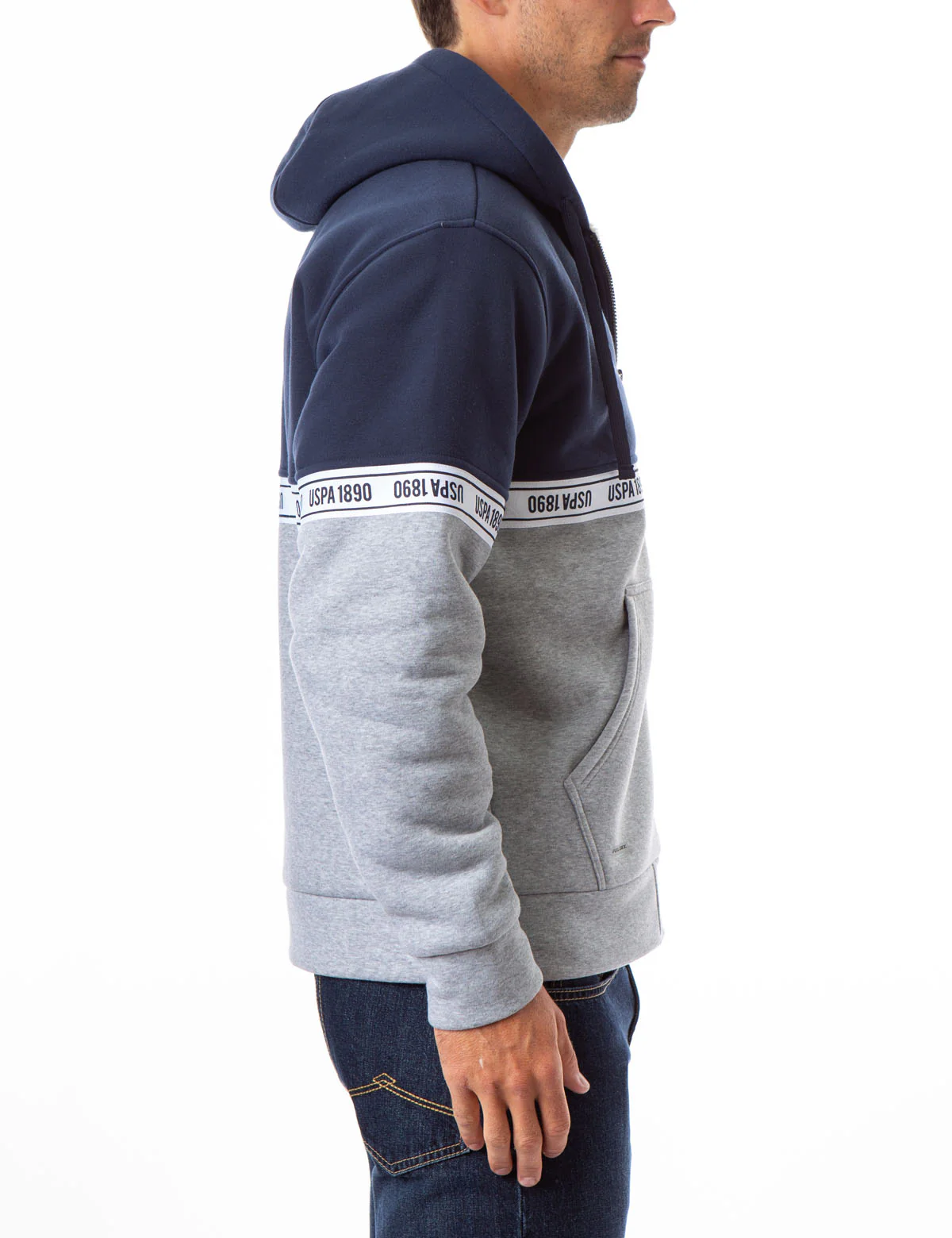 LOGO TAPE COLORBLOCK HOODIE - Image 3
