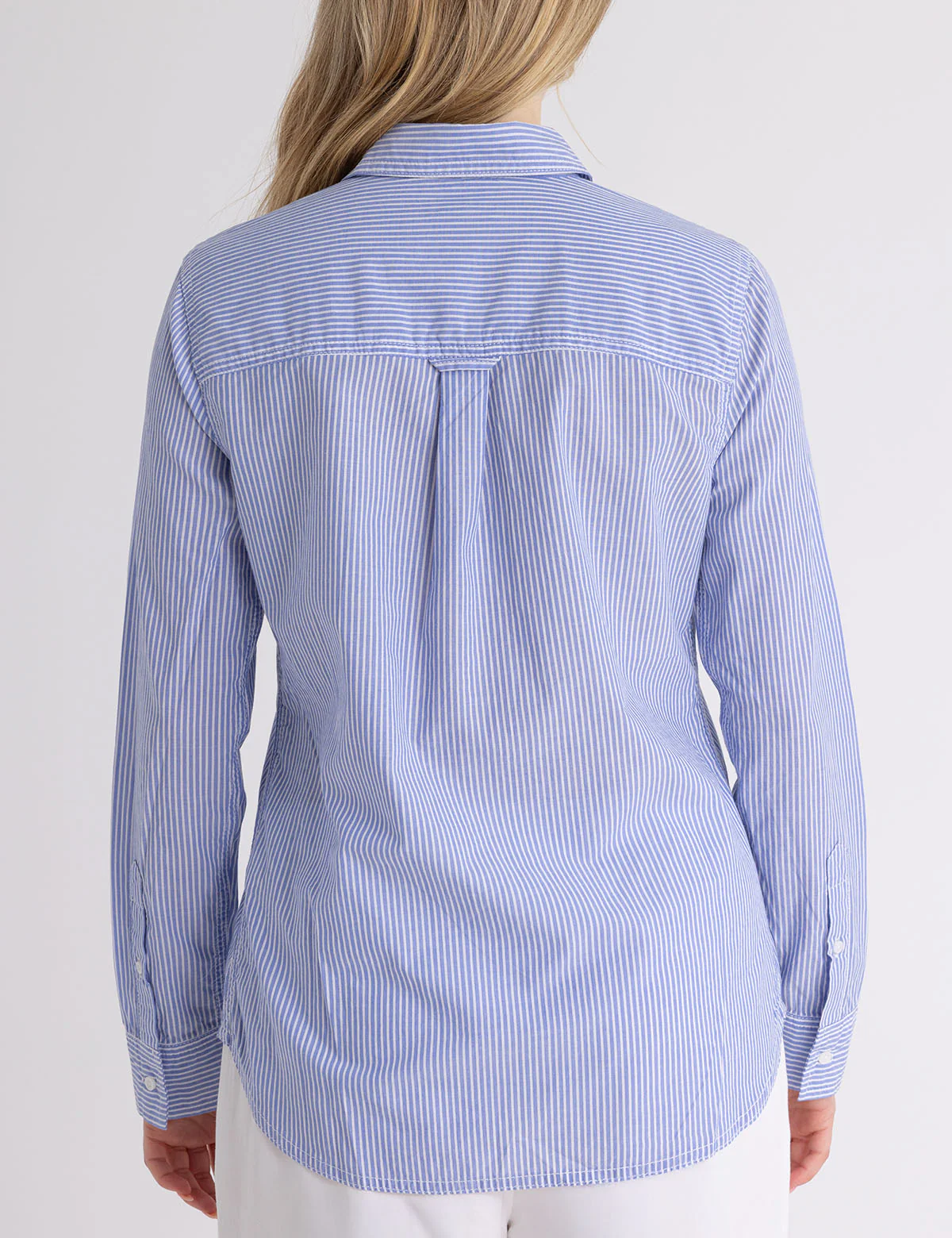 LONG SLEEVE AIRY STRIPE SHIRT - Image 4
