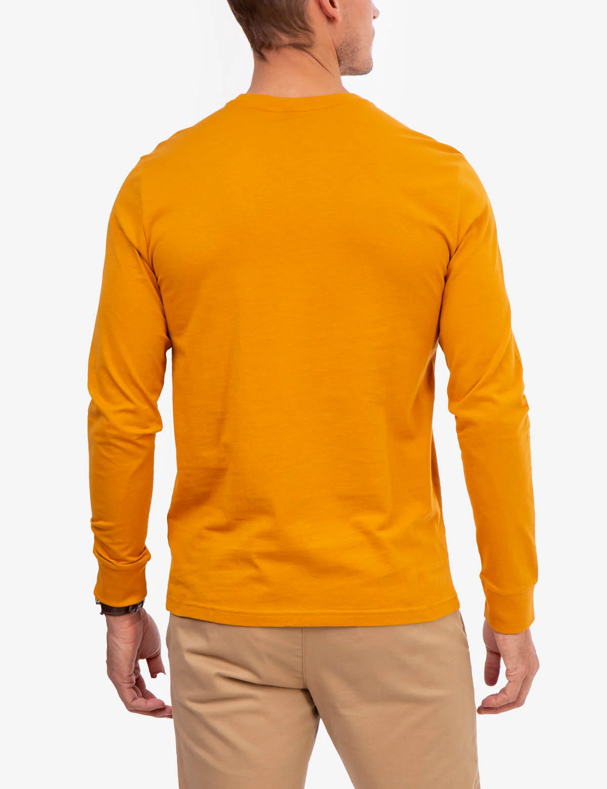 LONG SLEEVE CHEST STRIPE POCKET T-SHIRT - Image 10