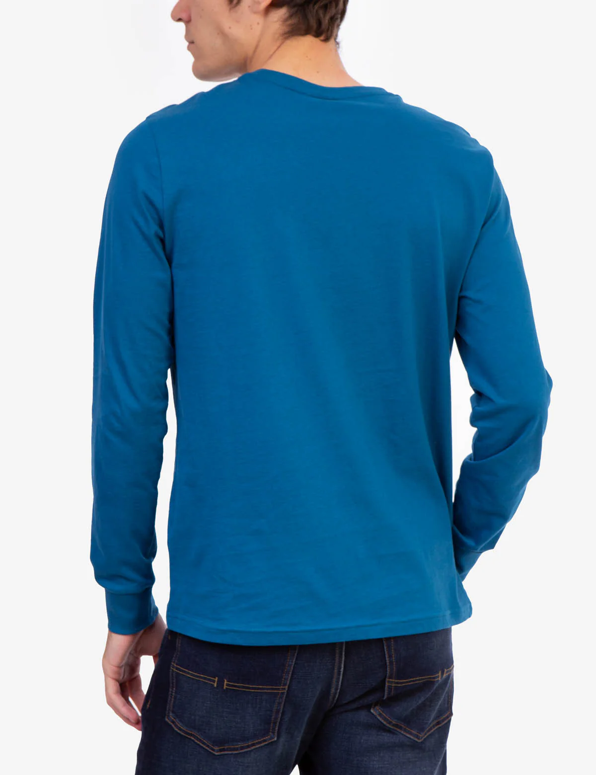 LONG SLEEVE CHEST STRIPE POCKET T-SHIRT - Image 15