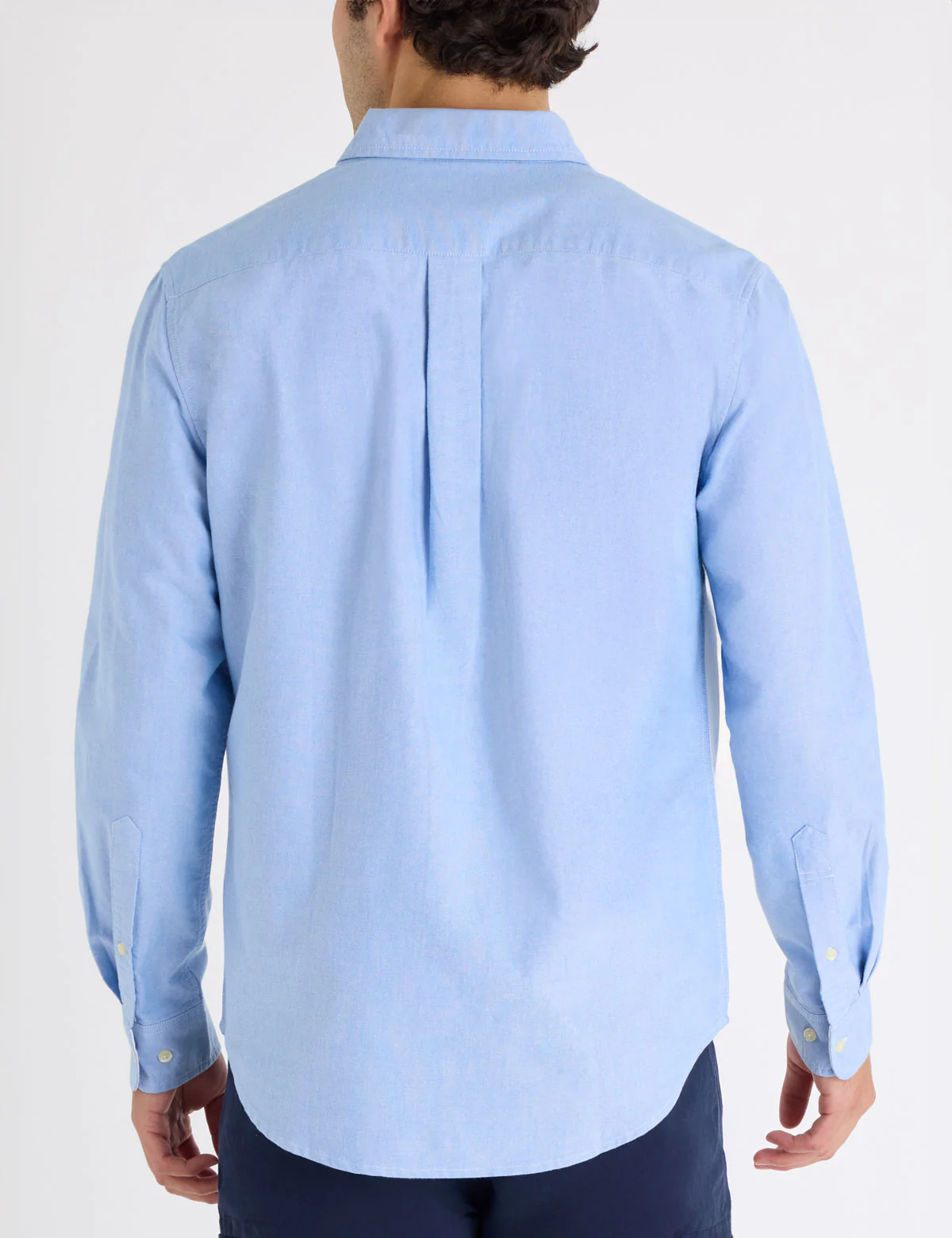 LONG SLEEVE COLORBLOCK COTTON OXFORD SHIRT - Image 5