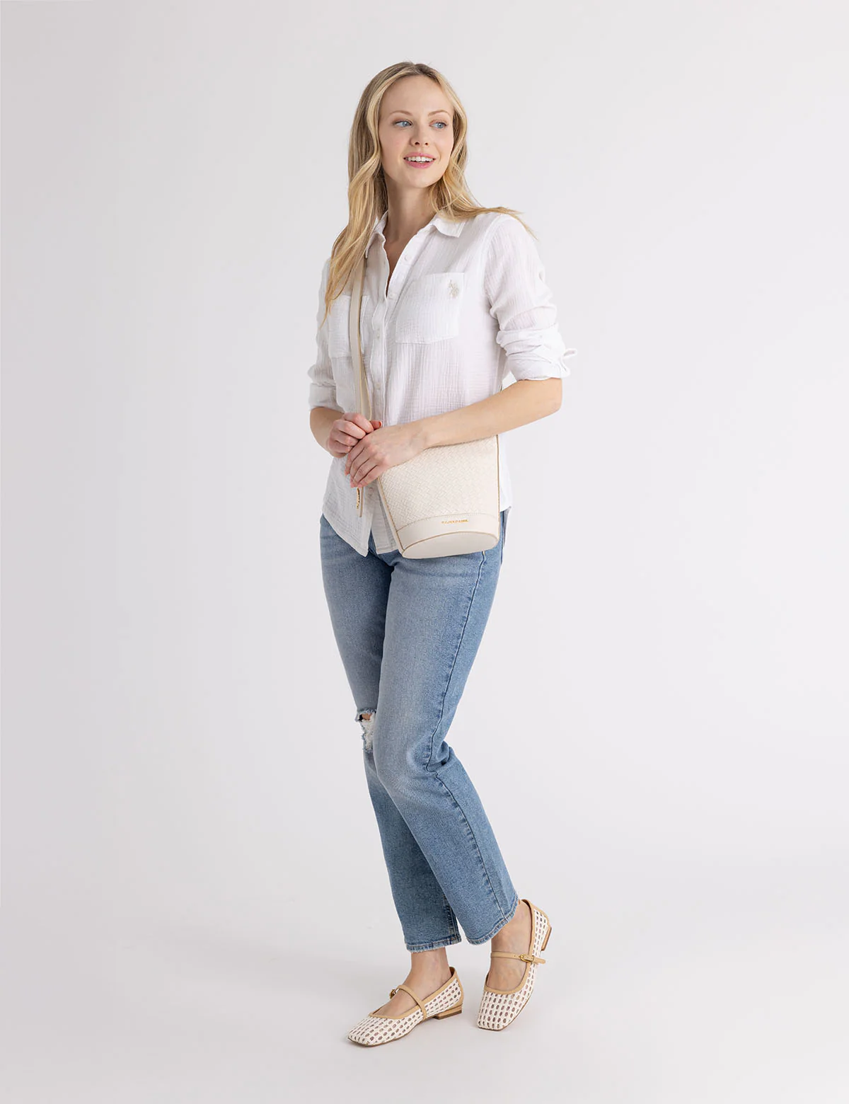 LONG SLEEVE CRINKLE GAUZE SHIRT - Image 2