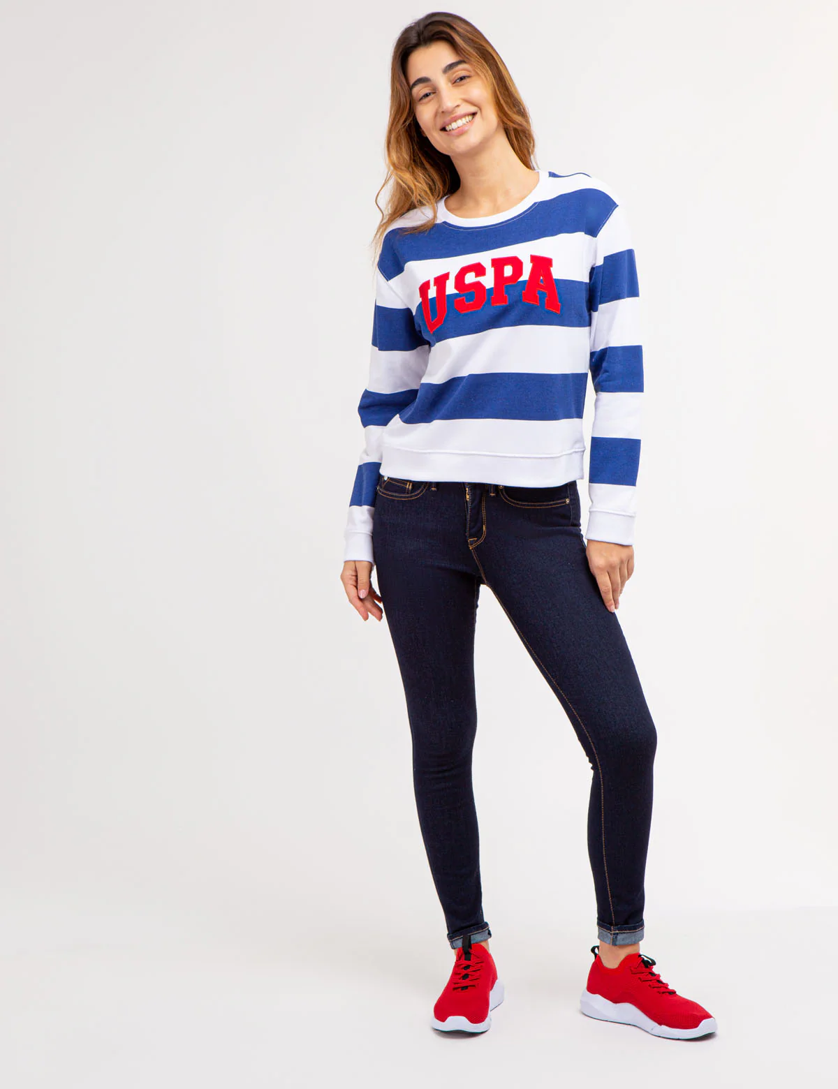 LONG SLEEVE CROPPED STRIPE PULLOVER - Image 6