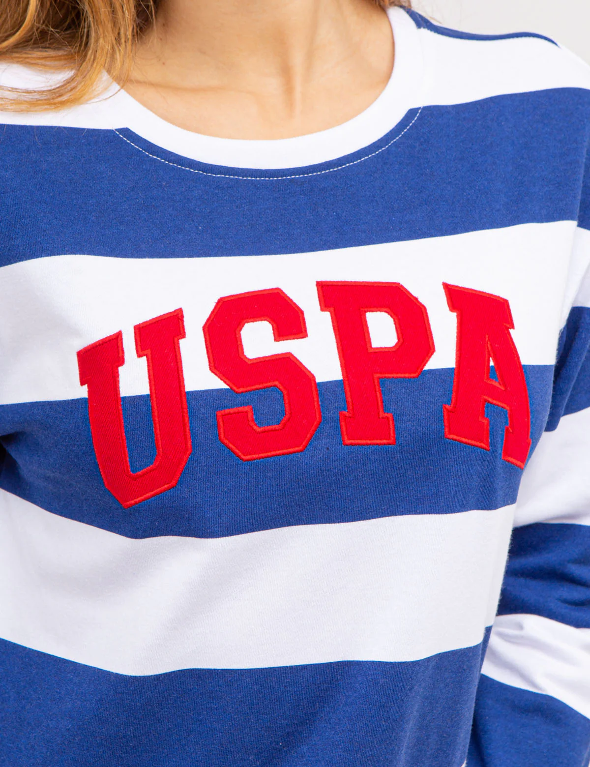 LONG SLEEVE CROPPED STRIPE PULLOVER - Image 8