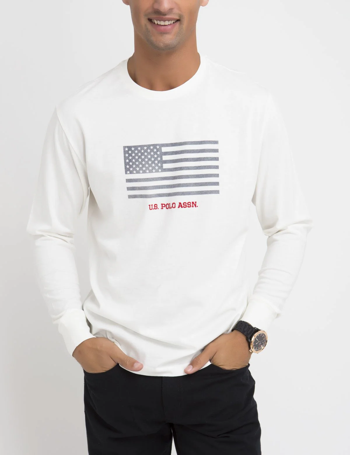 LONG SLEEVE FLAG T-SHIRT - Image 7
