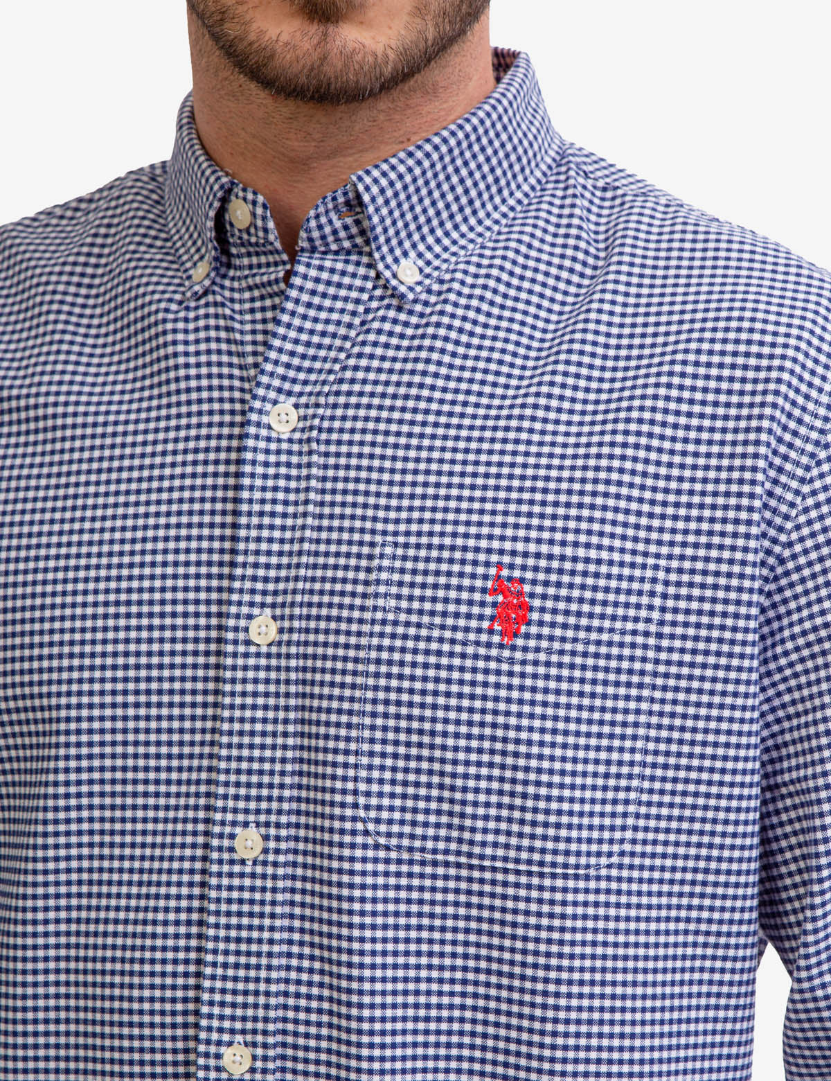 LONG SLEEVE GINGHAM OXFORD SHIRT - Image 5