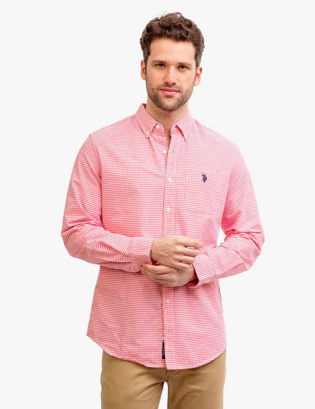 LONG SLEEVE GINGHAM OXFORD SHIRT - Image 8