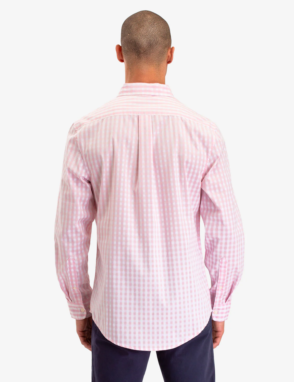 LONG SLEEVE GINGHAM PLAID SHIRT - Image 4