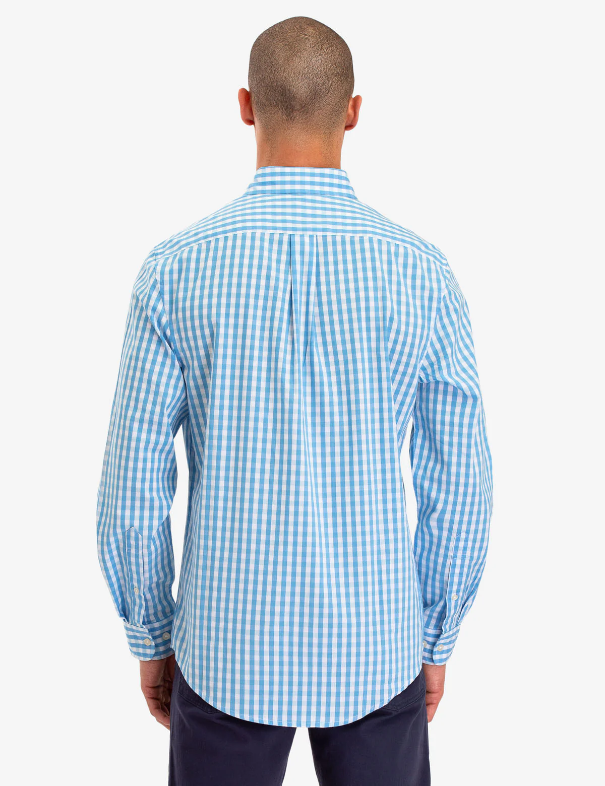 LONG SLEEVE GINGHAM PLAID SHIRT - Image 7