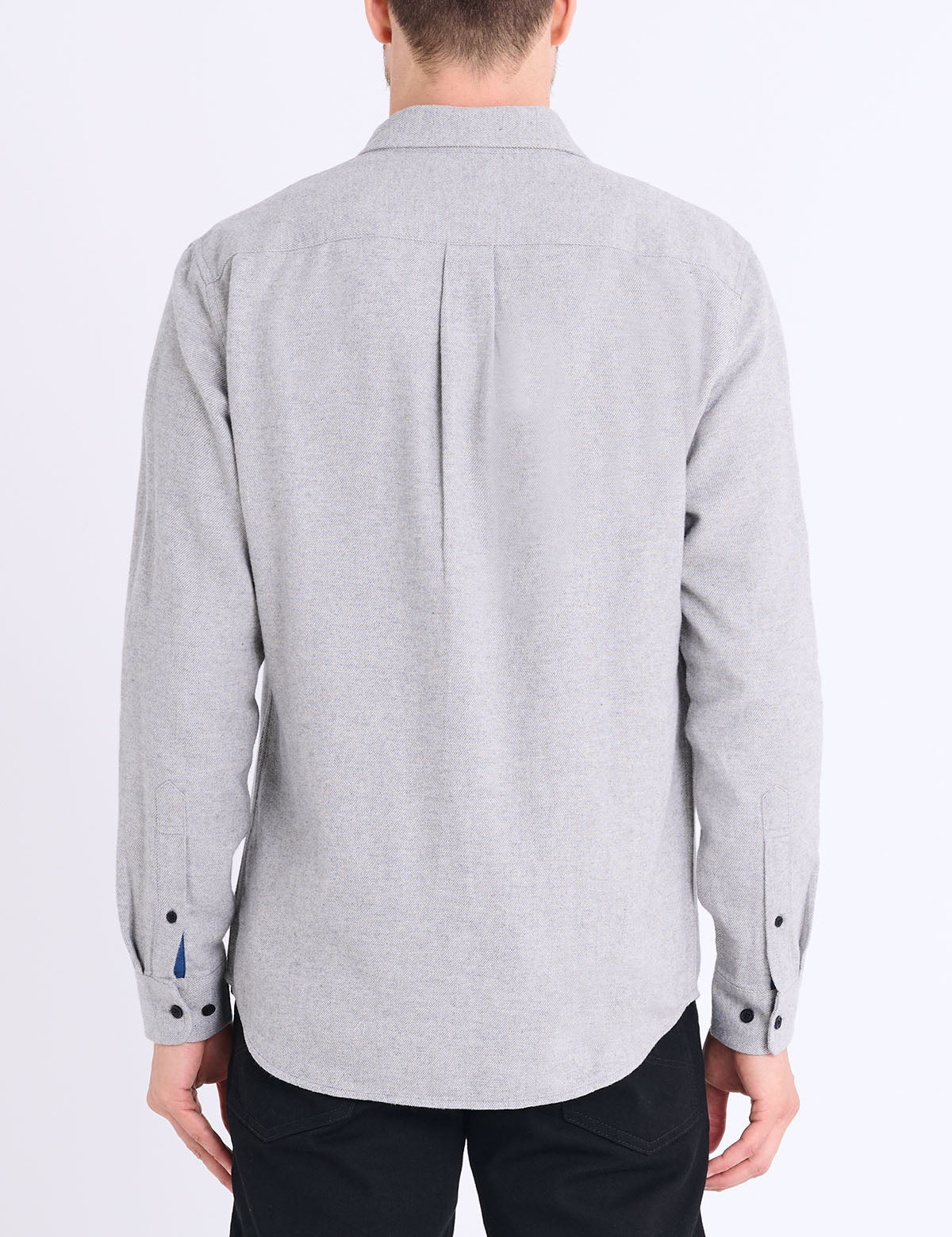 LONG SLEEVE HEAVY BRUSHED TWILL SHIRT - Image 4