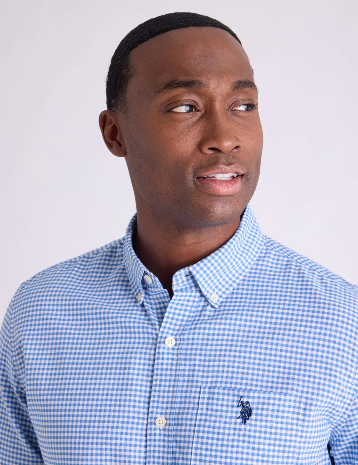 LONG SLEEVE LIGHT WEIGHT GINGHAM OXFORD SHIRT - Image 10