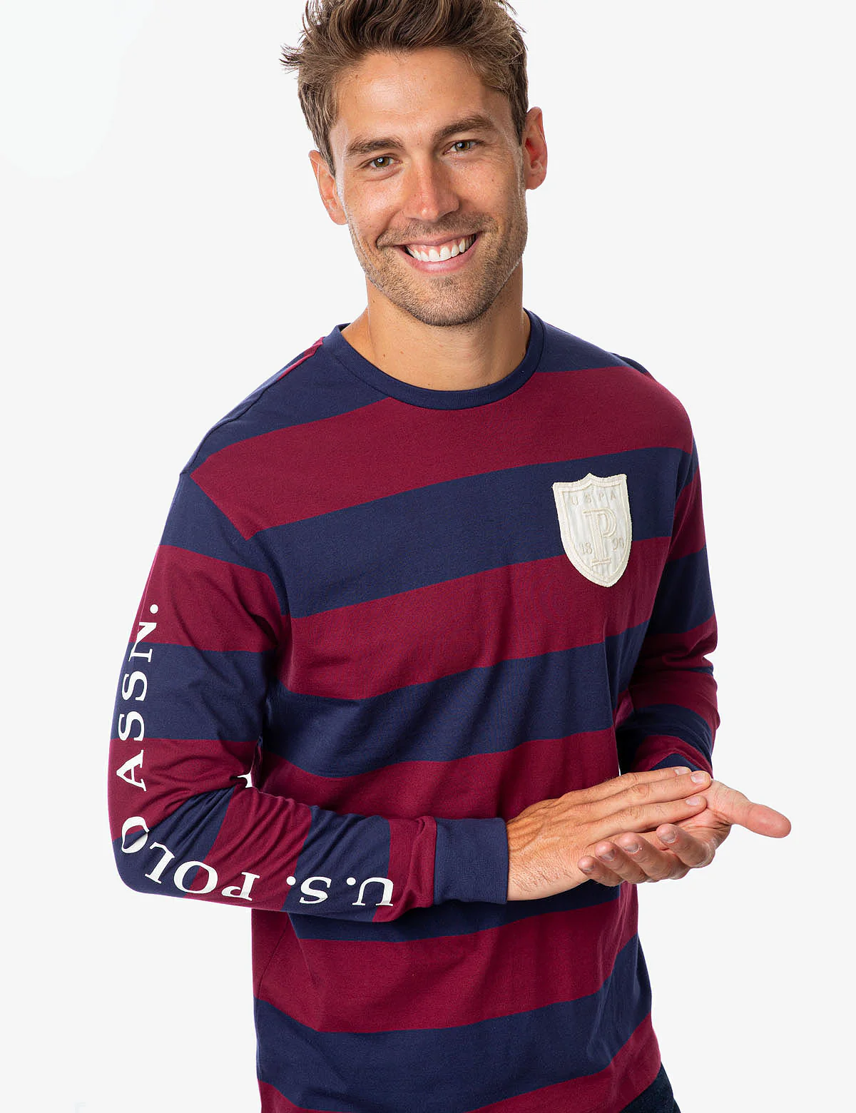 LONG SLEEVE PATCH LOGO SHIRT - Image 12