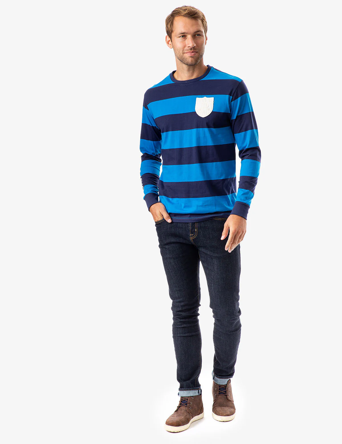LONG SLEEVE PATCH LOGO SHIRT - Image 2