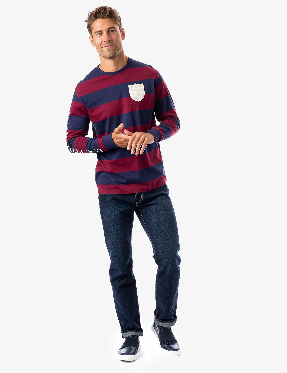 LONG SLEEVE PATCH LOGO SHIRT - Image 7