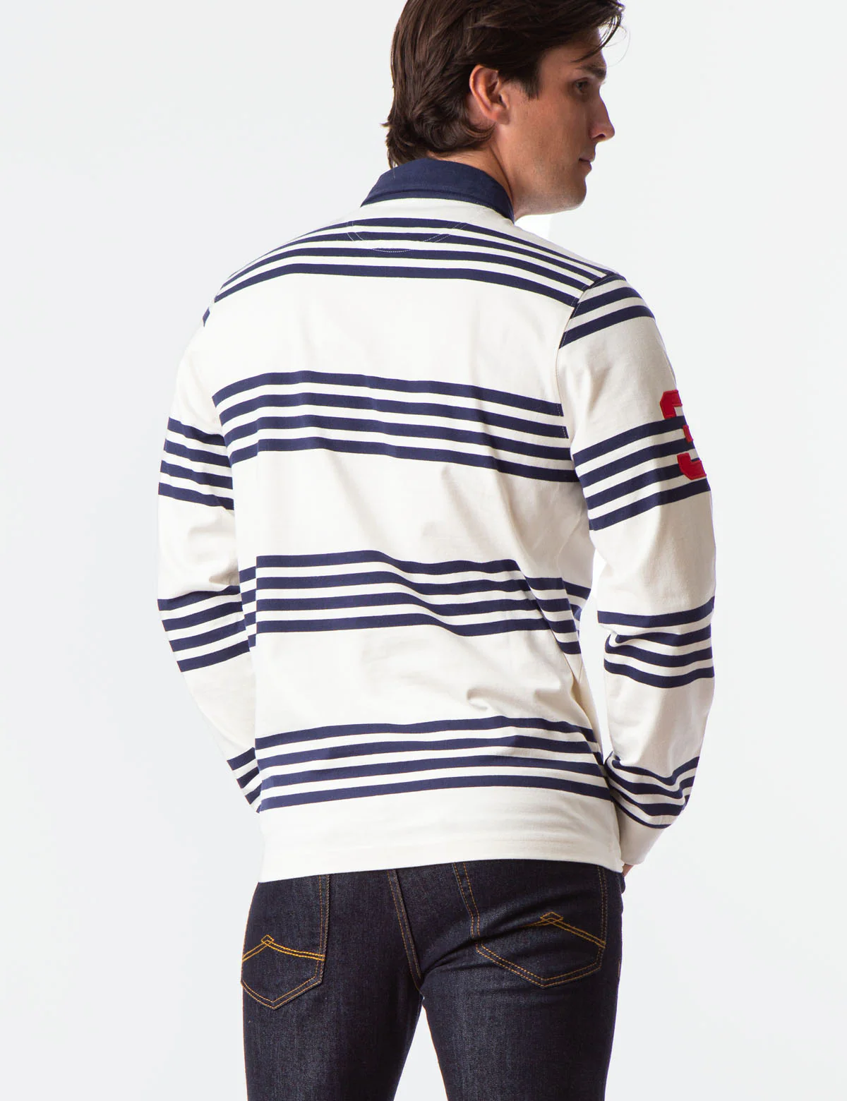 LONG SLEEVE RUGBY POLO SHIRT - Image 7
