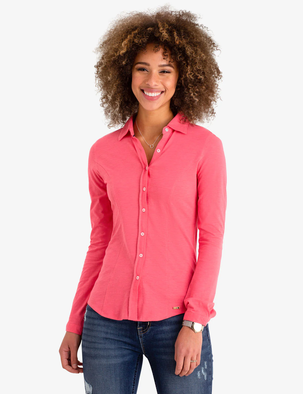 LONG SLEEVE SHIRT IN COTTON JERSEY - Image 8