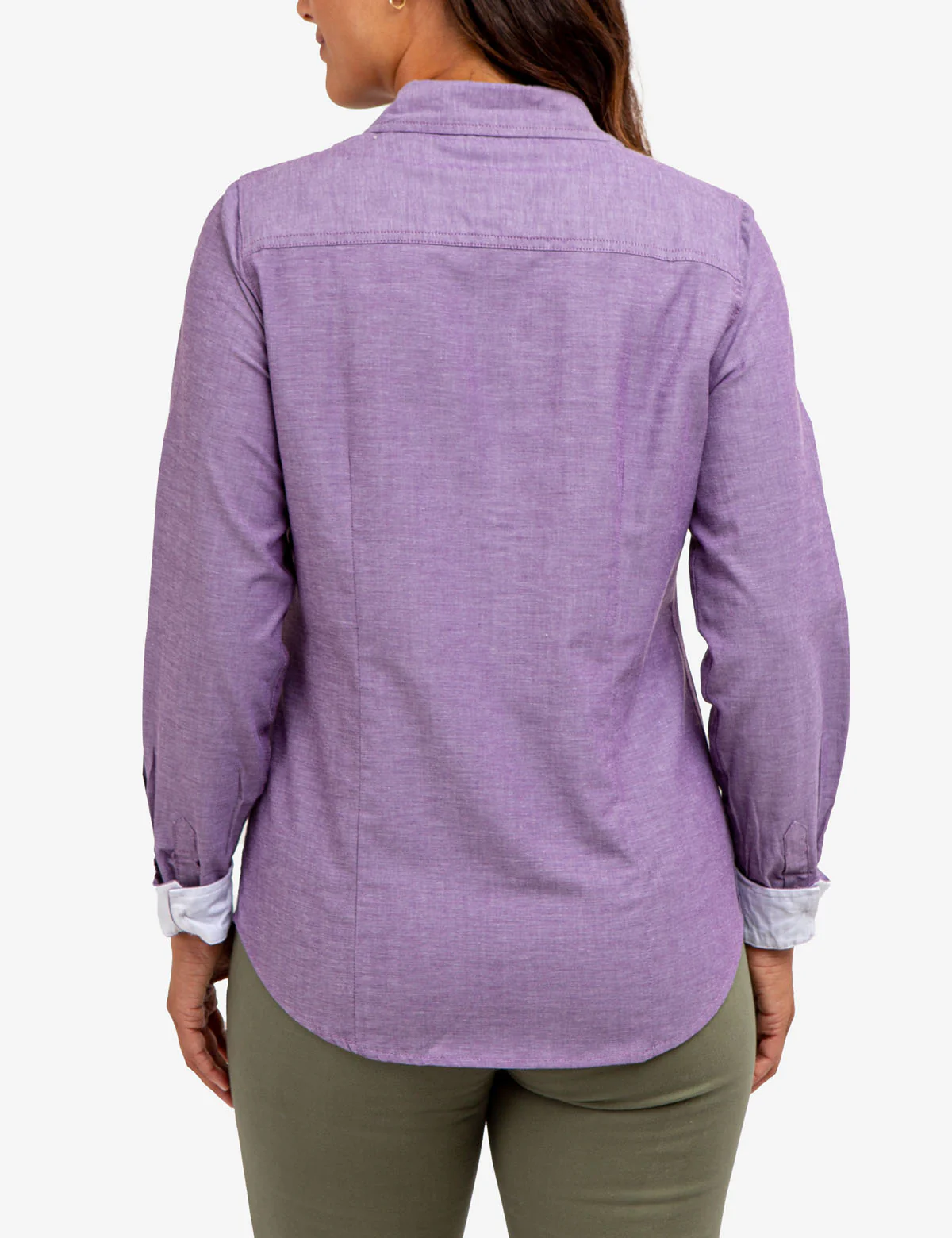 LONG SLEEVE SOLID STRETCH OXFORD SHIRT - Image 18