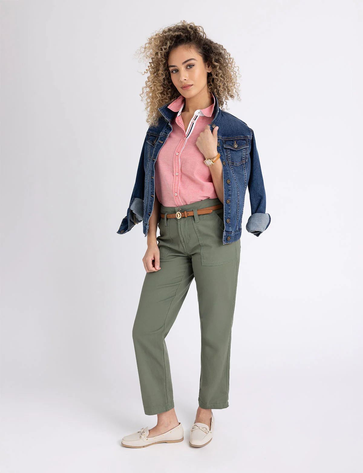 LONG SLEEVE SOLID STRETCH OXFORD SHIRT - Image 13
