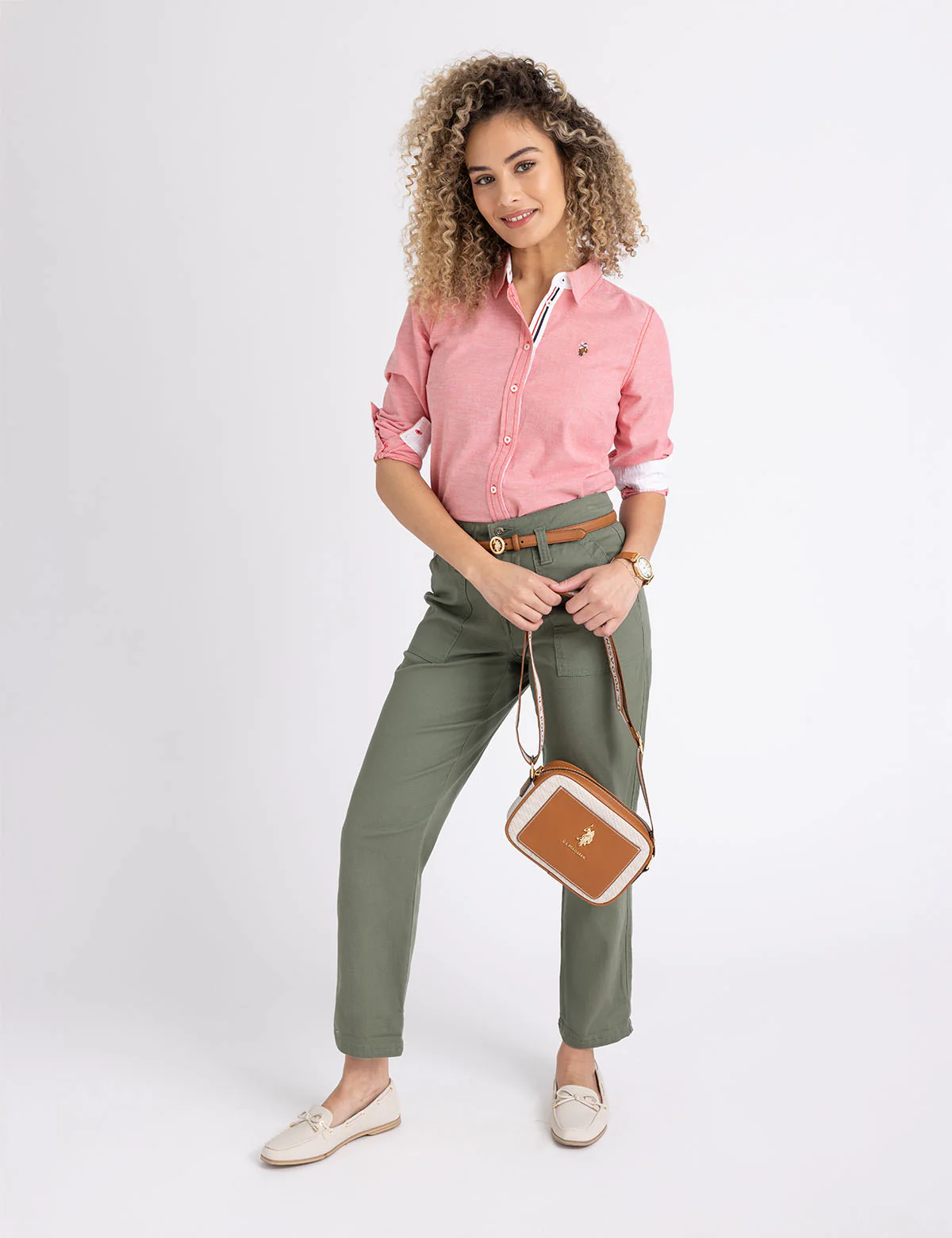 LONG SLEEVE SOLID STRETCH OXFORD SHIRT - Image 14