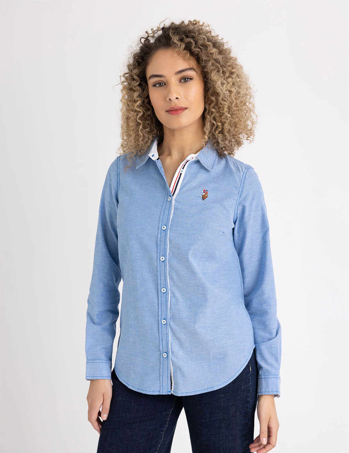 LONG SLEEVE SOLID STRETCH OXFORD SHIRT - Image 9