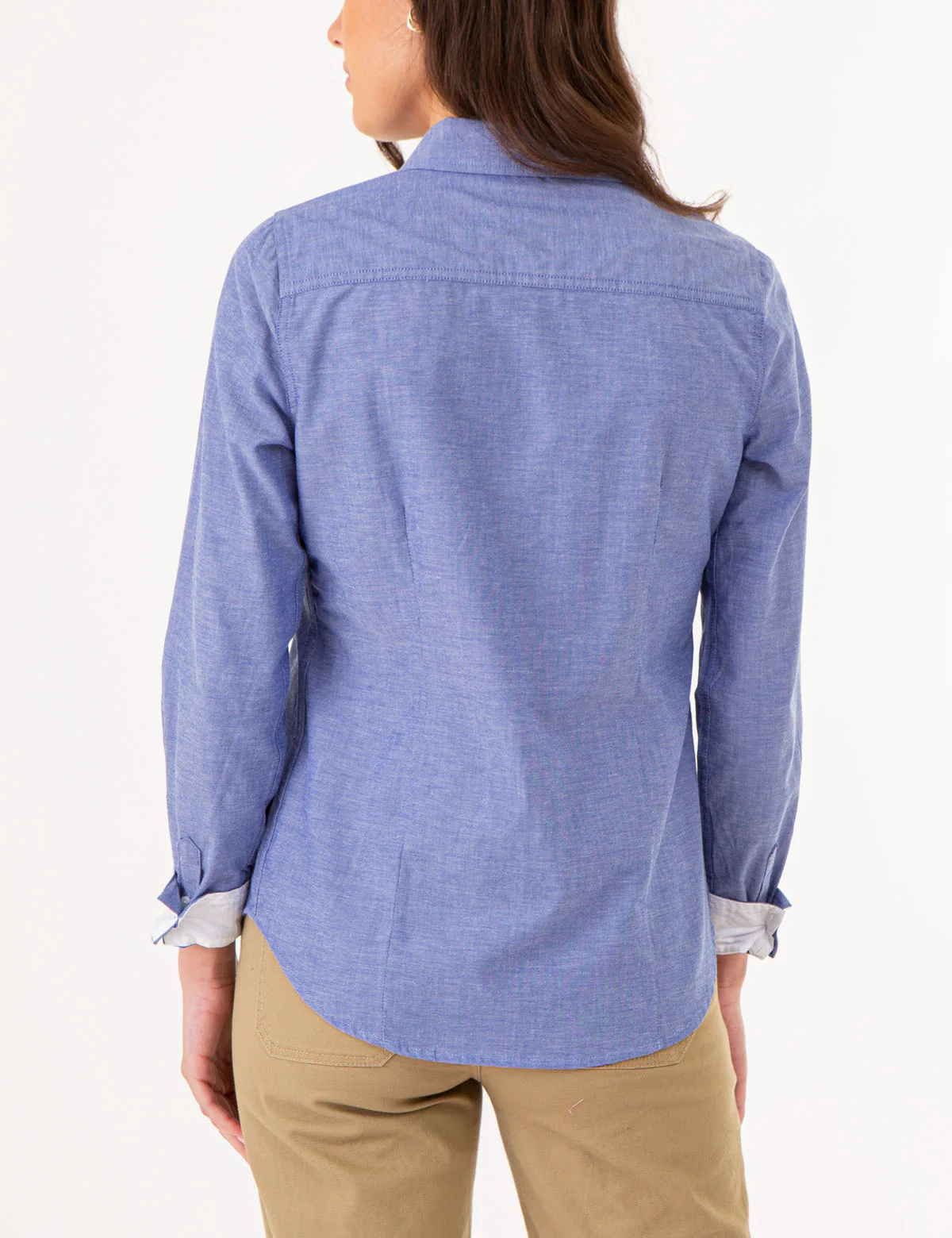 LONG SLEEVE SOLID STRETCH OXFORD SHIRT - Image 23