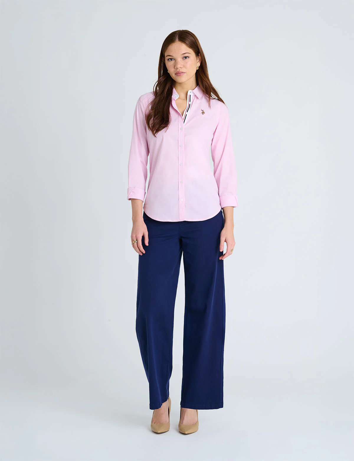 LONG SLEEVE SOLID STRETCH OXFORD SHIRT - Image 8