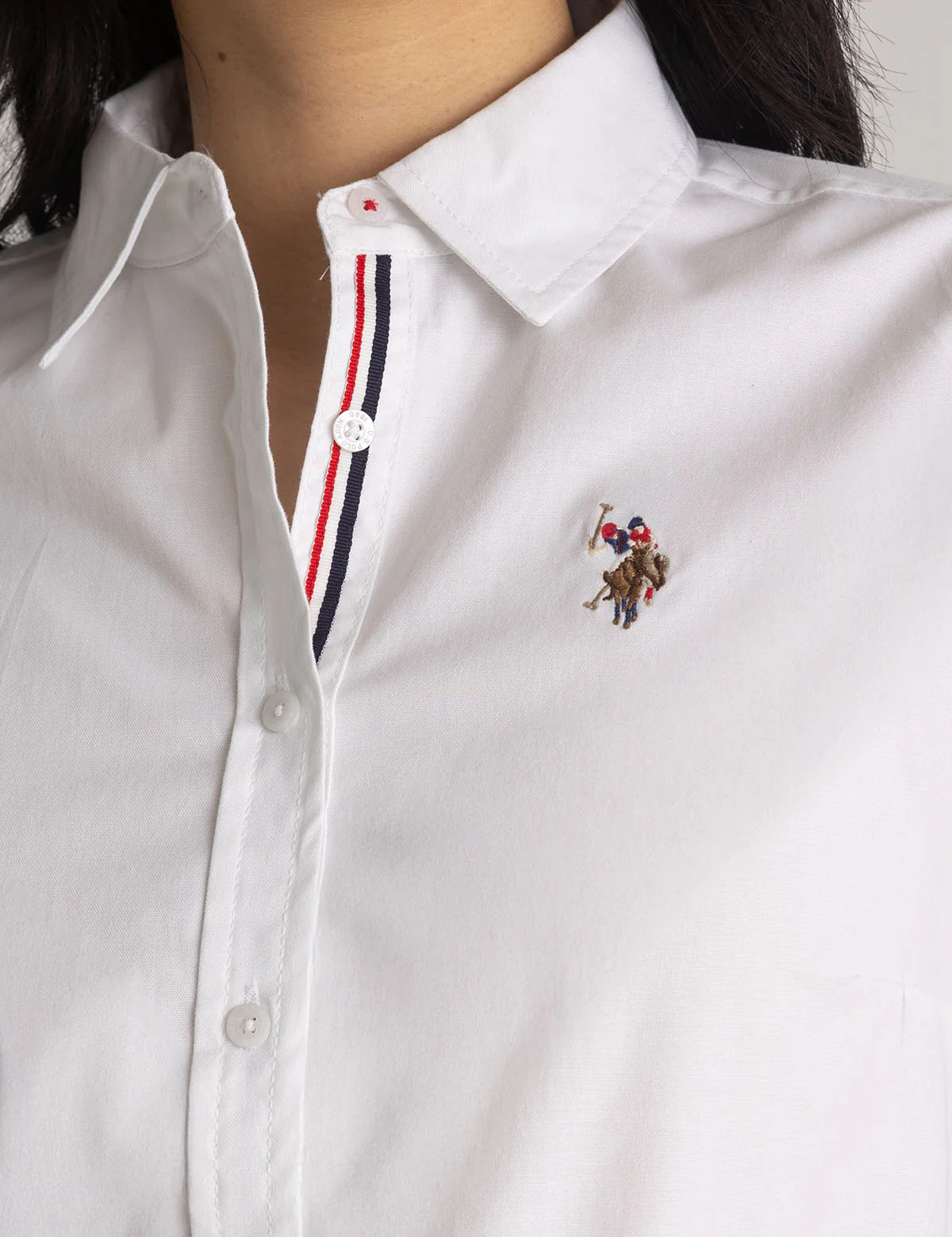 LONG SLEEVE SOLID STRETCH OXFORD SHIRT - Image 4