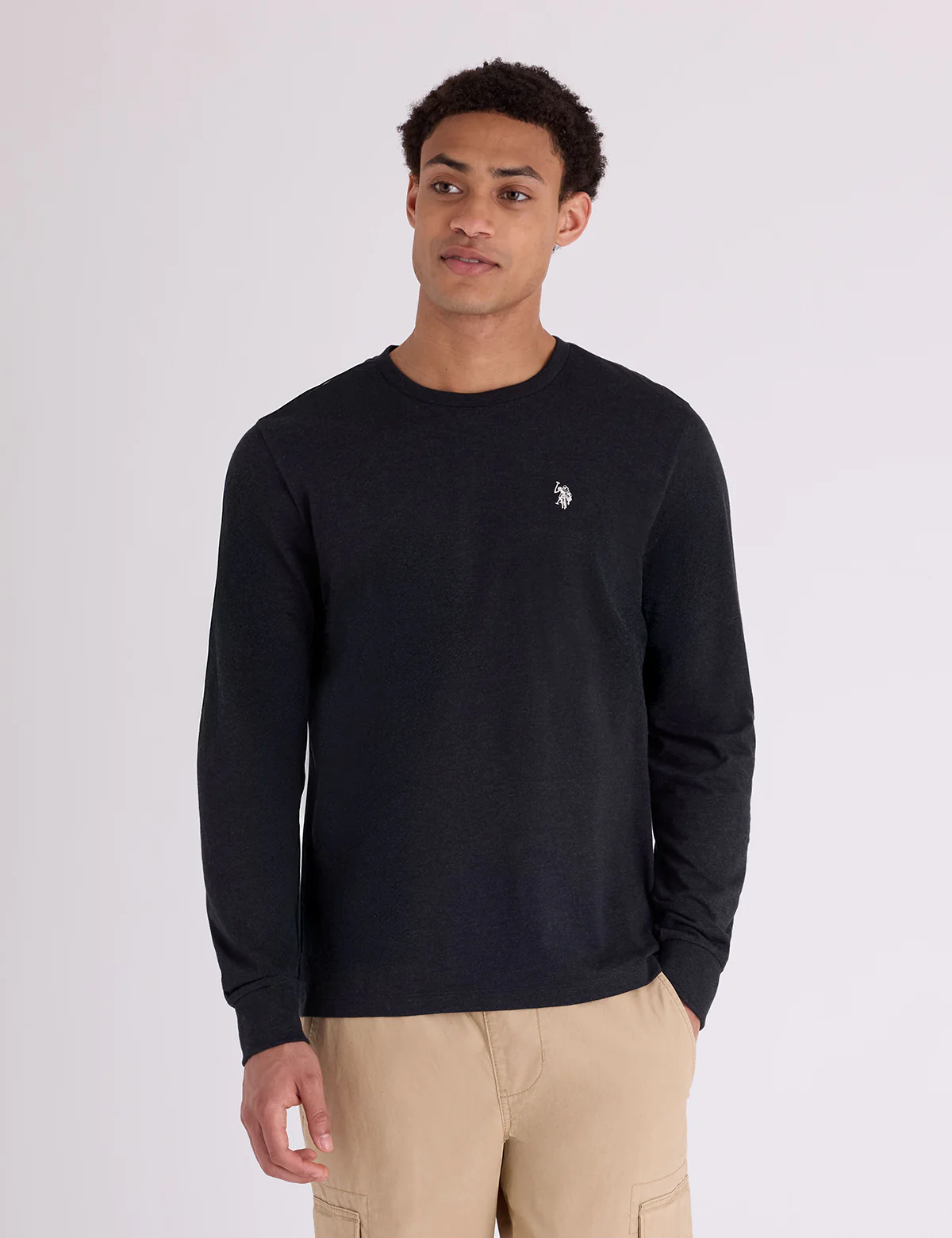 LONG SLEEVE SOLID T-SHIRT - Image 3