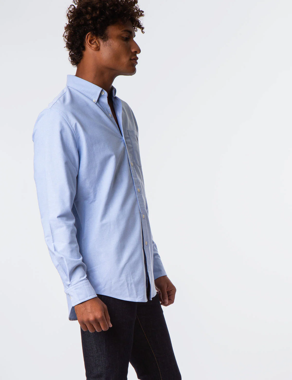 LONG SLEEVE STRETCH OXFORD SHIRT - Image 8