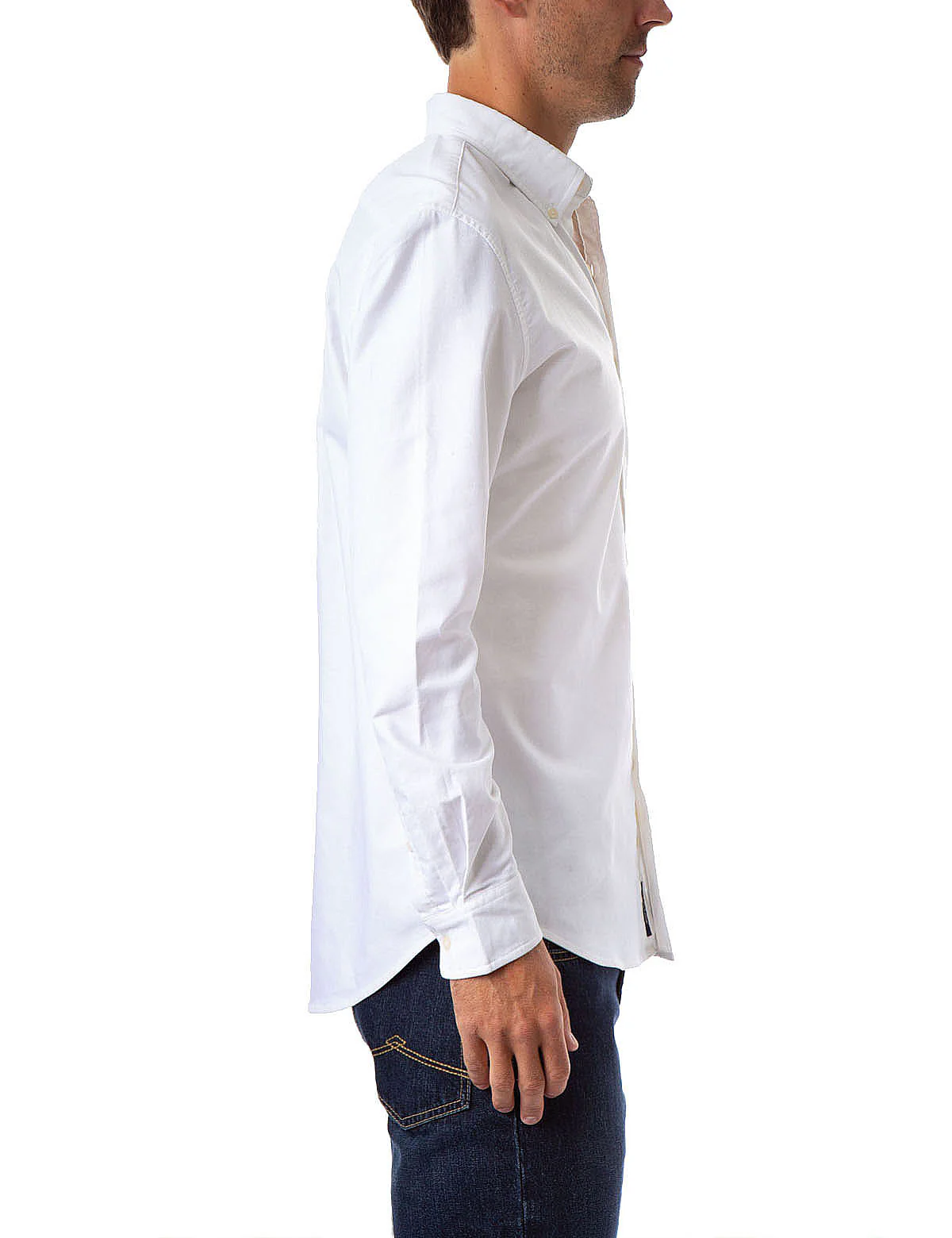 LONG SLEEVE STRETCH OXFORD SHIRT - Image 8