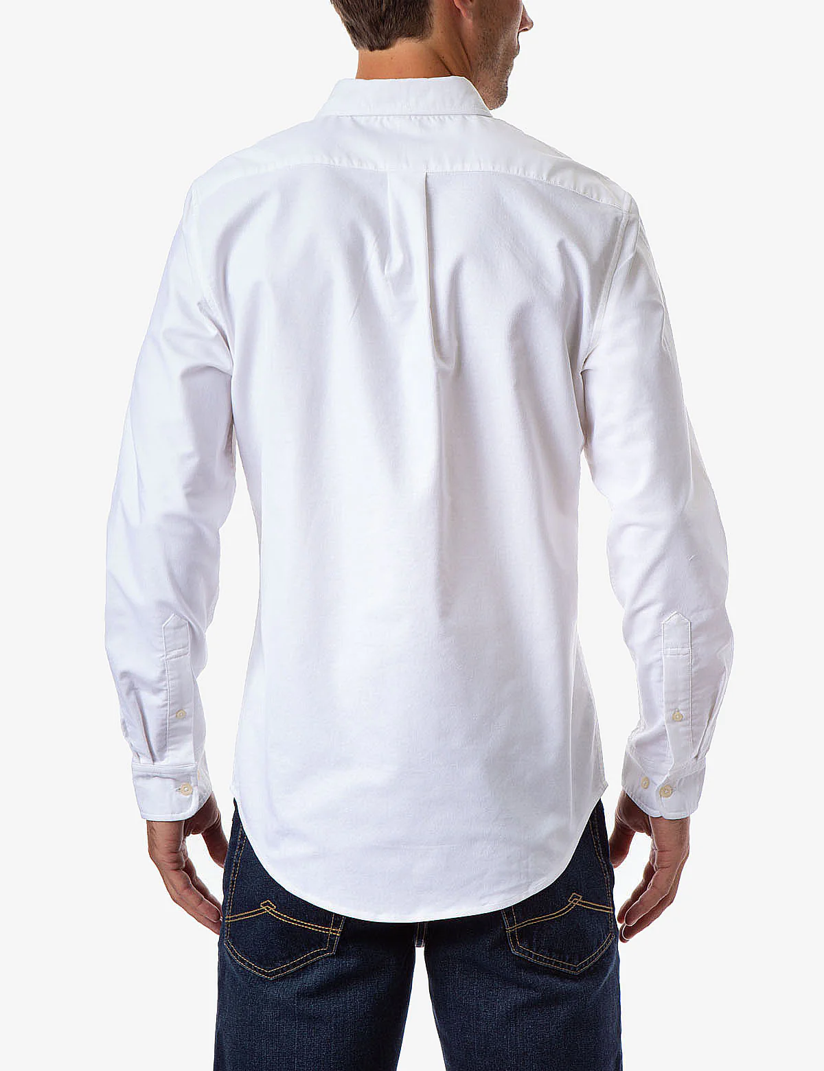 LONG SLEEVE STRETCH OXFORD SHIRT - Image 9