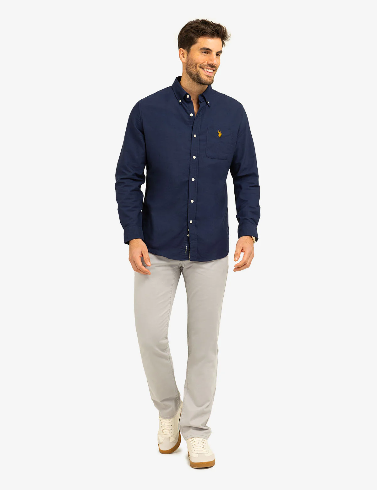 LONG SLEEVE STRETCH OXFORD SHIRT - Image 8