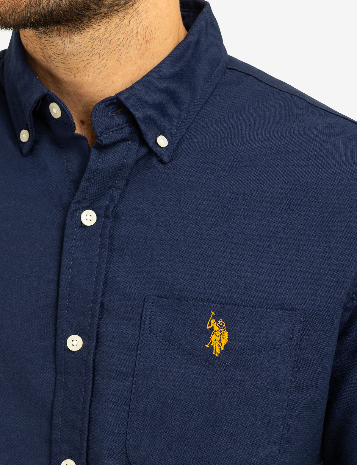 LONG SLEEVE STRETCH OXFORD SHIRT - Image 9