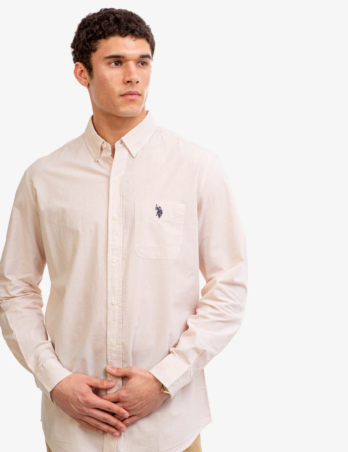 LONG SLEEVE STRETCH POPLIN SHIRT