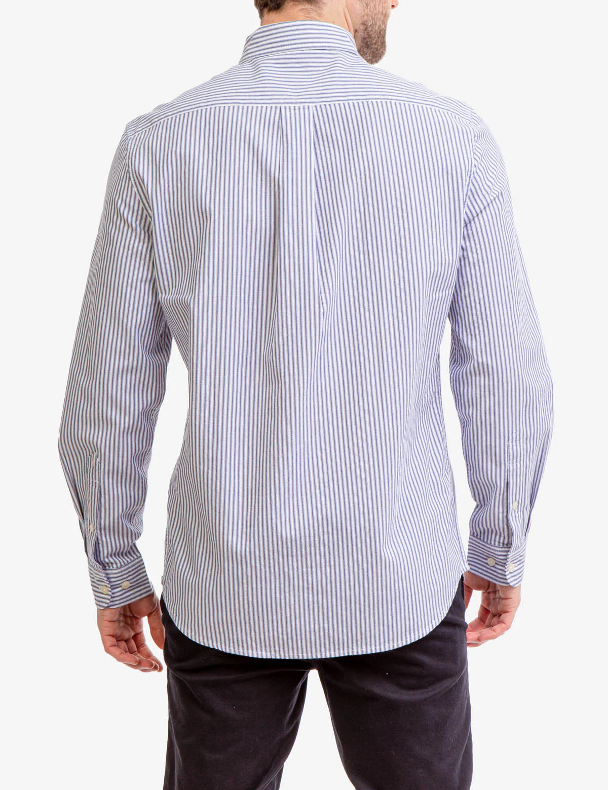 LONG SLEEVE STRIPE OXFORD SHIRT - Image 4