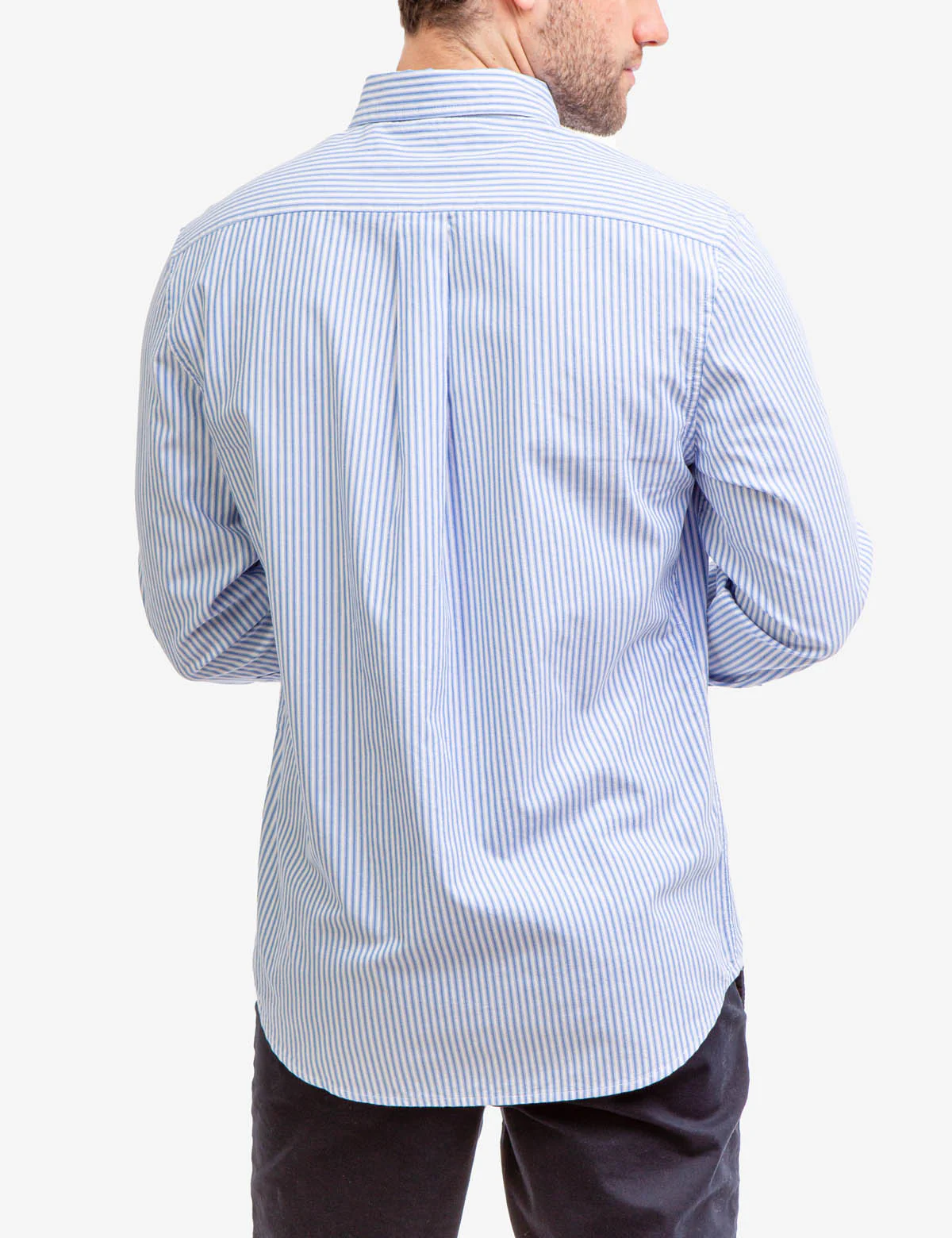 LONG SLEEVE STRIPE OXFORD SHIRT - Image 8