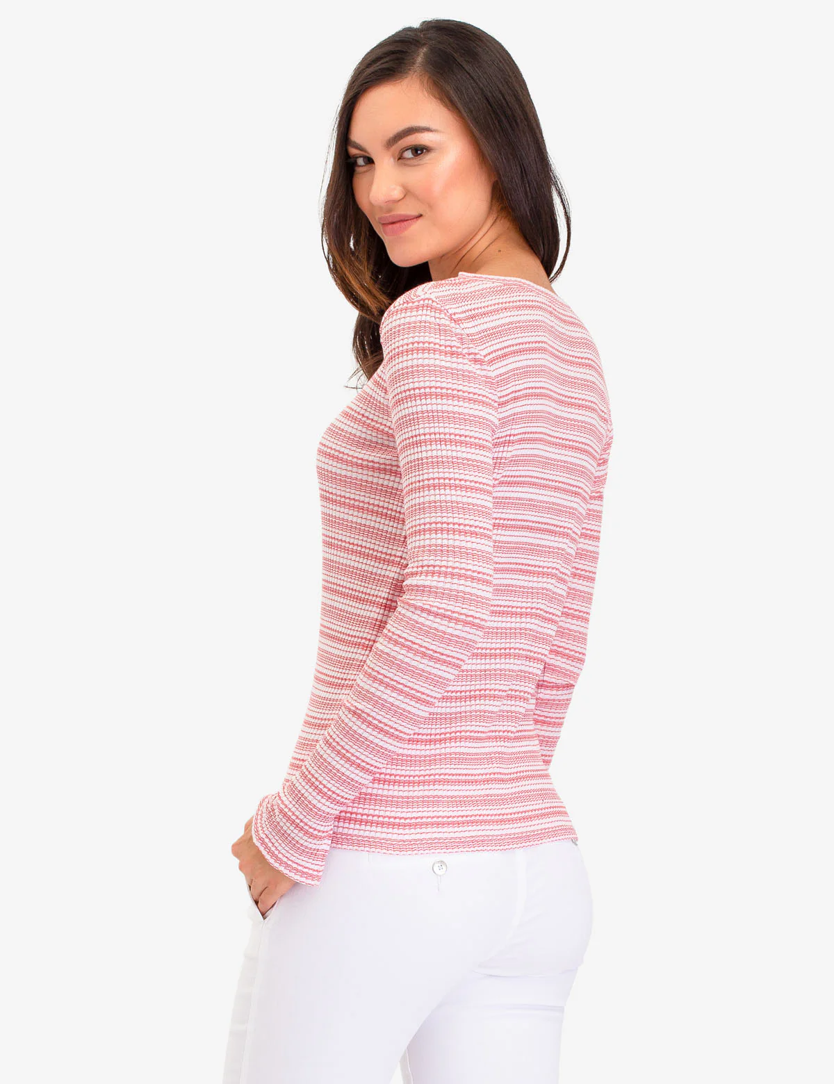 LONG SLEEVE STRIPED COTTON SHIRT - Image 7