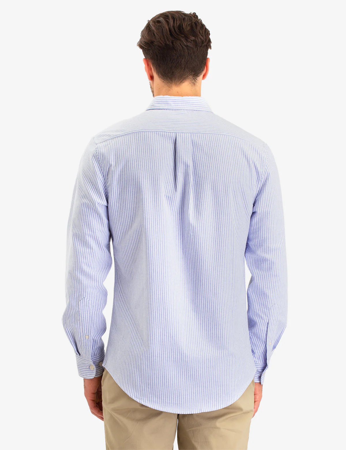 LONG SLEEVE STRIPED OXFORD SHIRT - Image 8